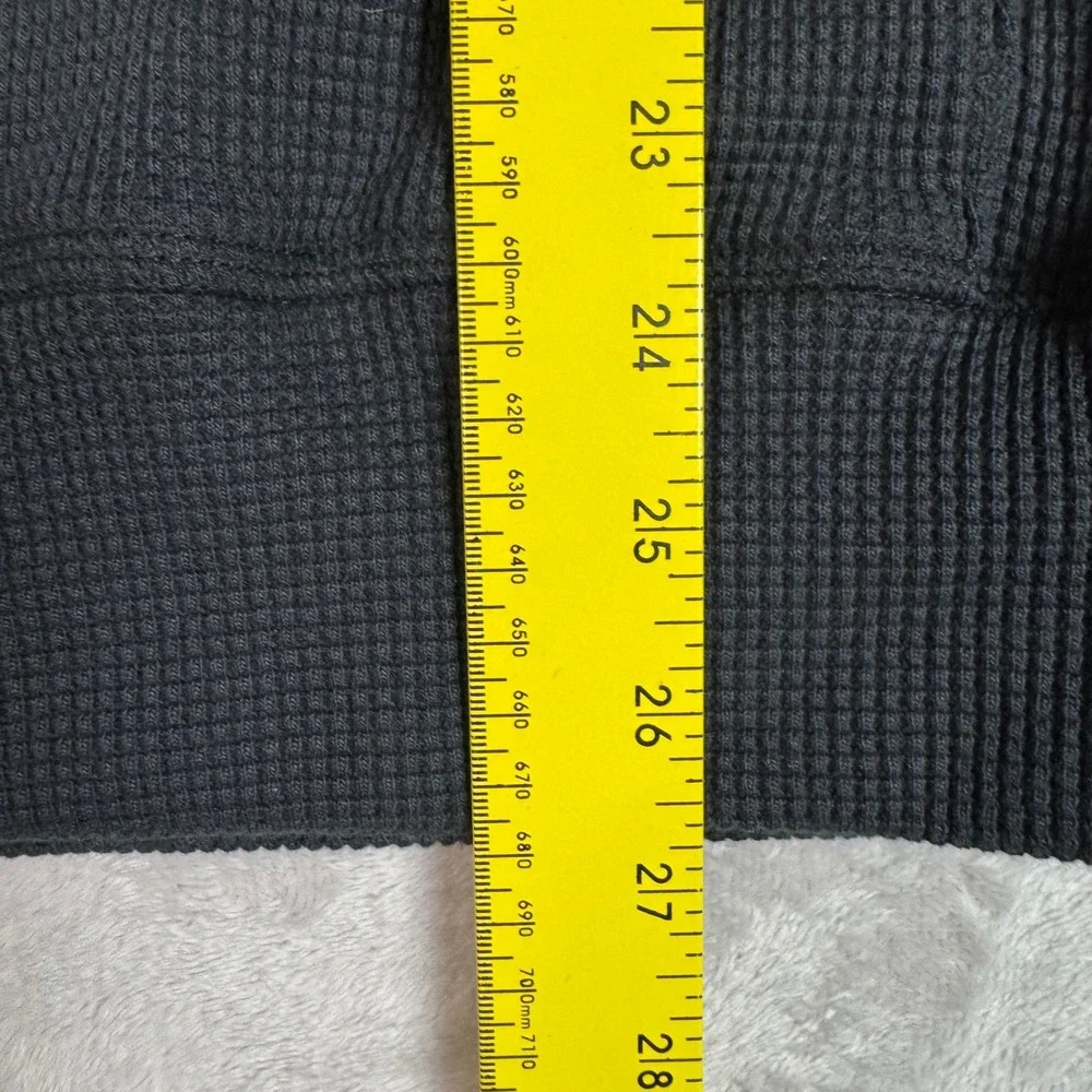 NWOT‎ American Giant Mens Summit Waffle Pullover Hoodie S Black